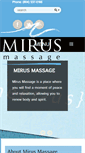 Mobile Screenshot of mirusmassage.com